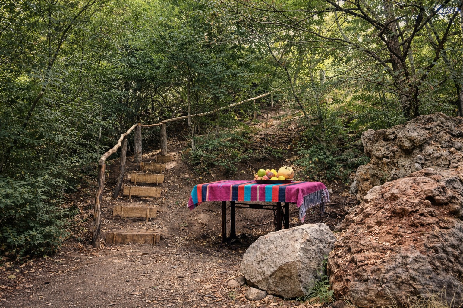 Natuur detail met bloemen bij glamping PasneserPark